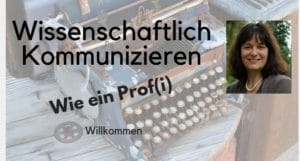Vom ersten "PUH!" zur Publikation - Begrüßung